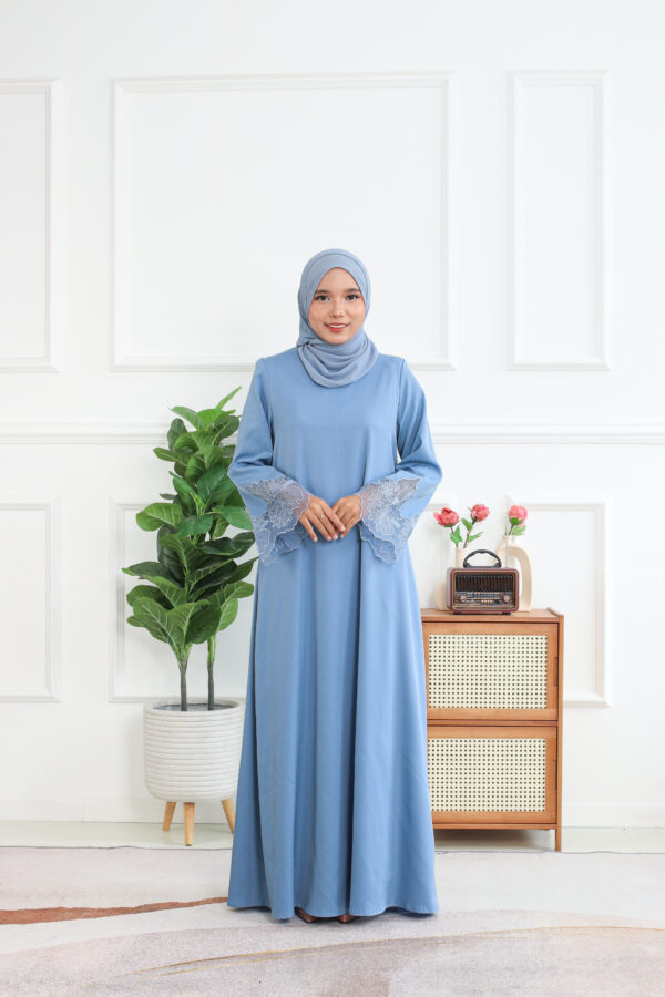ABAYA IRIS - Ash Blue