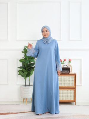 ABAYA IRIS - Ash Blue