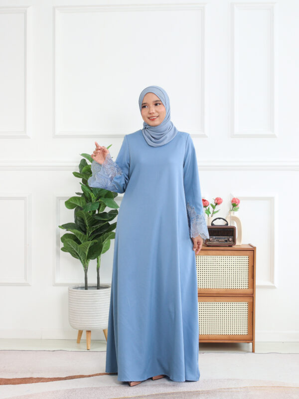 ABAYA IRIS - Ash Blue