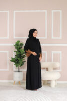 ABAYA IRIS - Black Brown