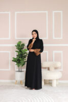 ABAYA IRIS - Black Brown