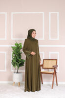 ABAYA IRIS - Dark Olive