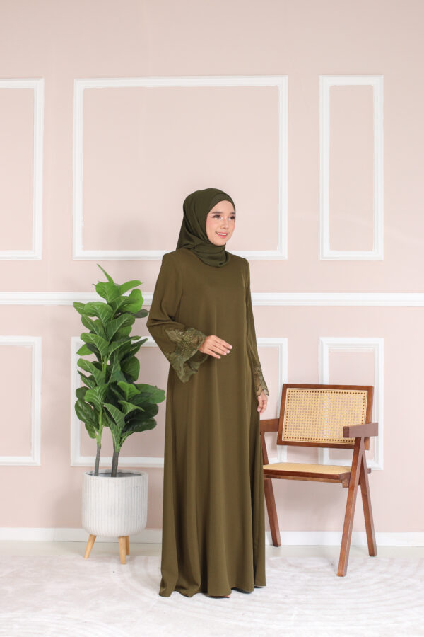ABAYA IRIS - Dark Olive