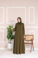 ABAYA IRIS - Dark Olive