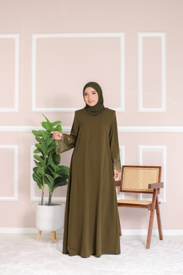 ABAYA IRIS - Dark Olive