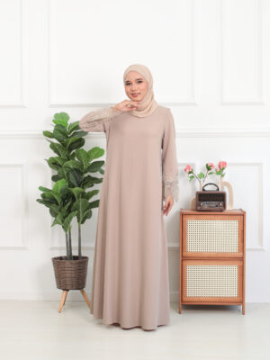 ABAYA IRIS - Nude Beige