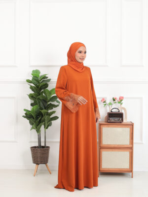 ABAYA IRIS - Burnt Orange