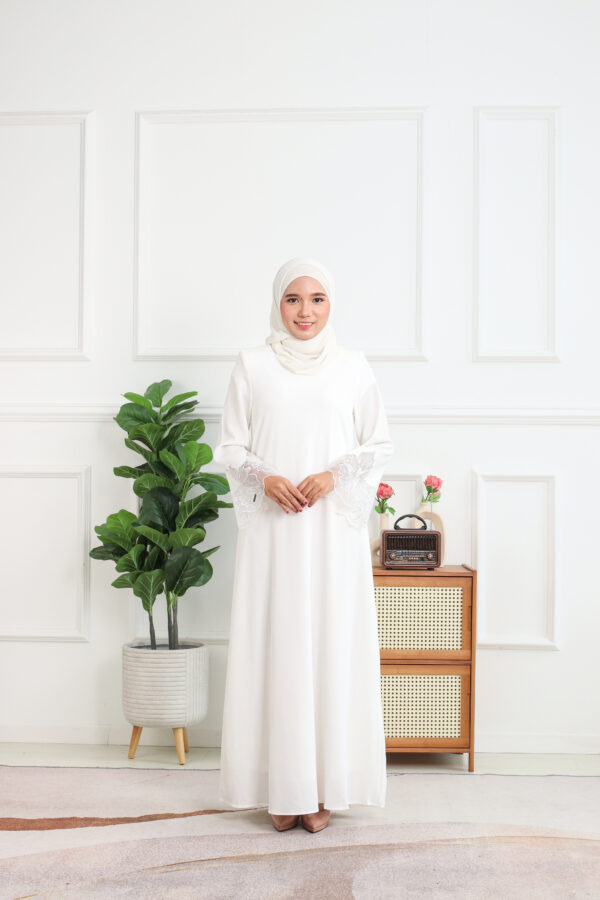 ABAYA IRIS - Offwhite
