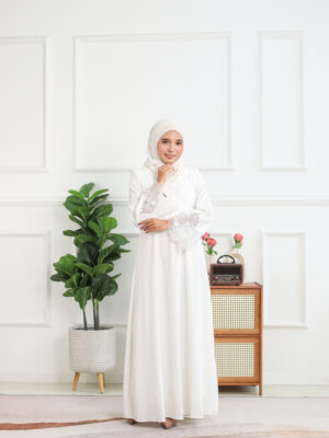 ABAYA IRIS - Offwhite