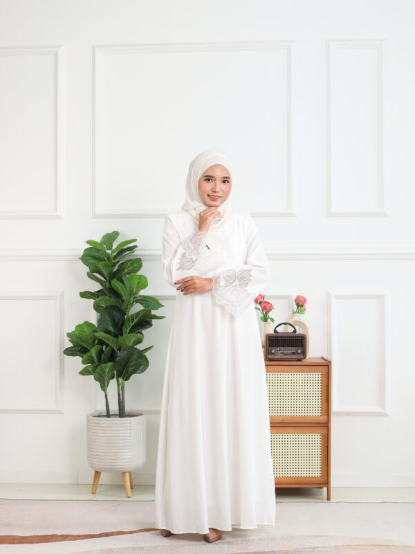 ABAYA IRIS - Offwhite