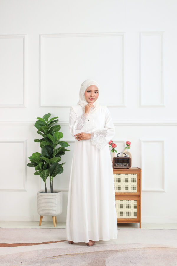 ABAYA IRIS - Offwhite