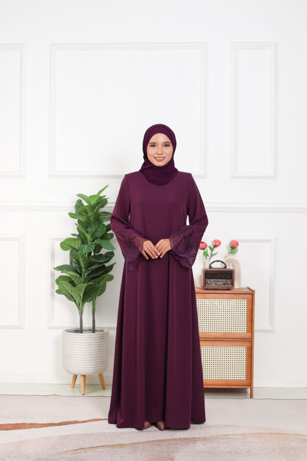 ABAYA IRIS - Plum