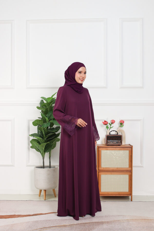 ABAYA IRIS - Plum