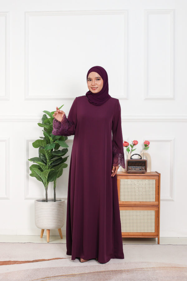 ABAYA IRIS - Plum