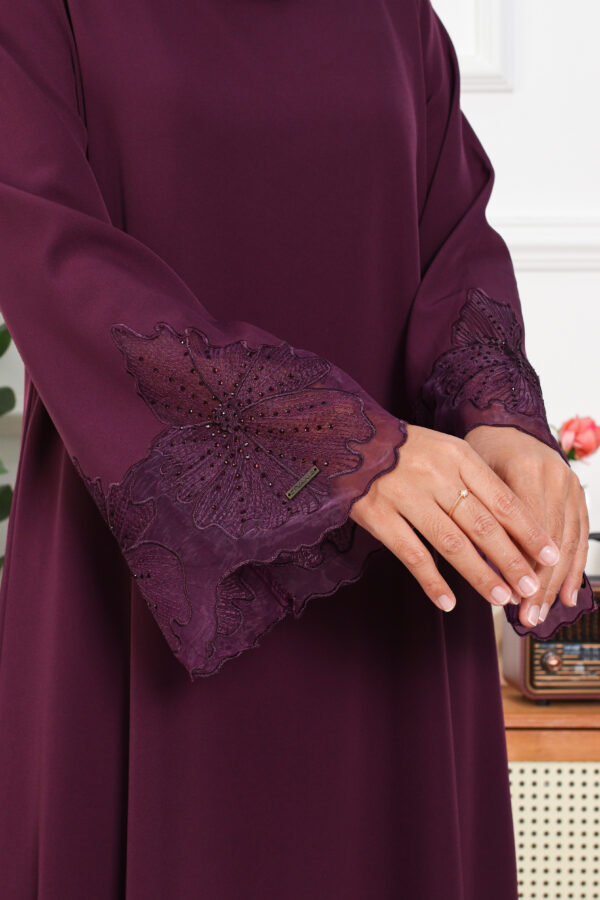 ABAYA IRIS - Plum