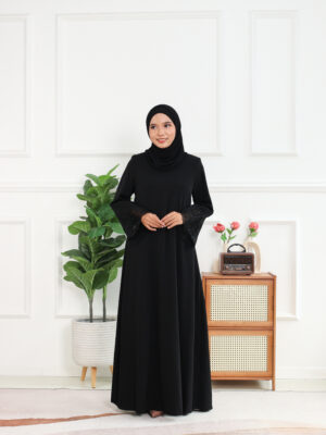 ABAYA IRIS - Black