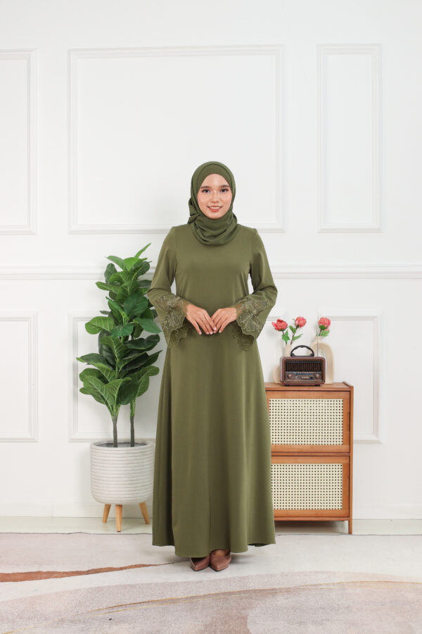 ABAYA IRIS - Olive