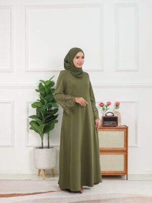 ABAYA IRIS - Olive