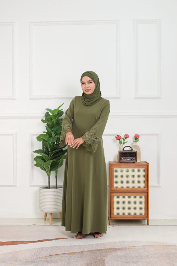 ABAYA IRIS - Olive