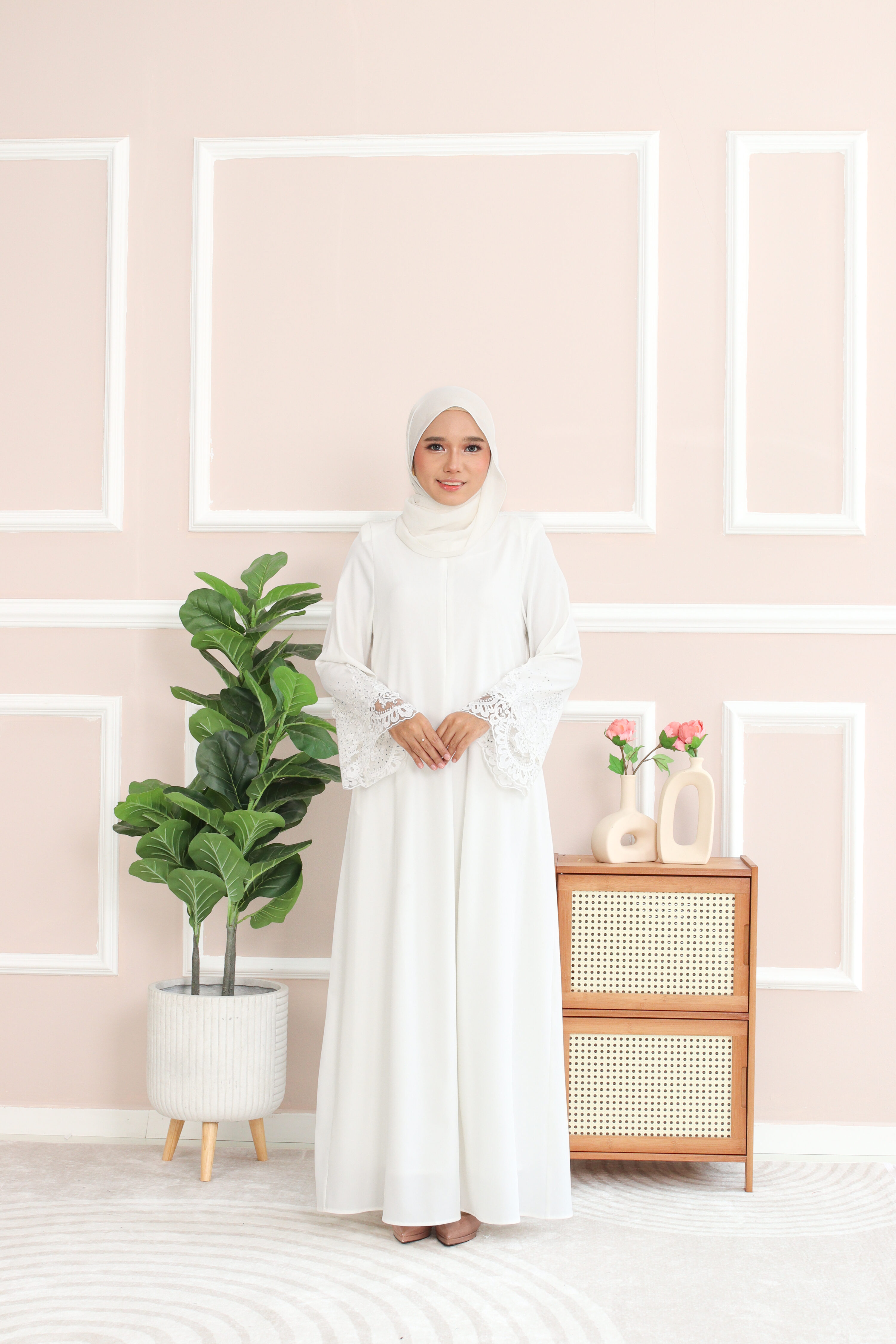 ABAYA LOFA - Off White