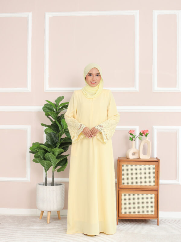 ABAYA LOFA - Yellow
