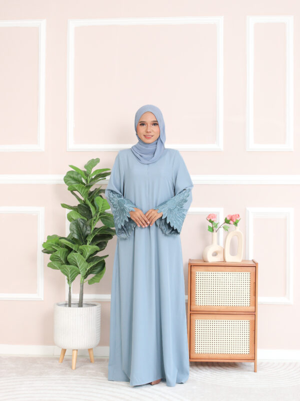 ABAYA DHIA- Powder Blue