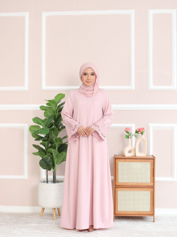 ABAYA LOFA - Soft Pink
