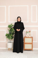ABAYA DHIA- Black