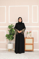ABAYA DHIA- Black Gold