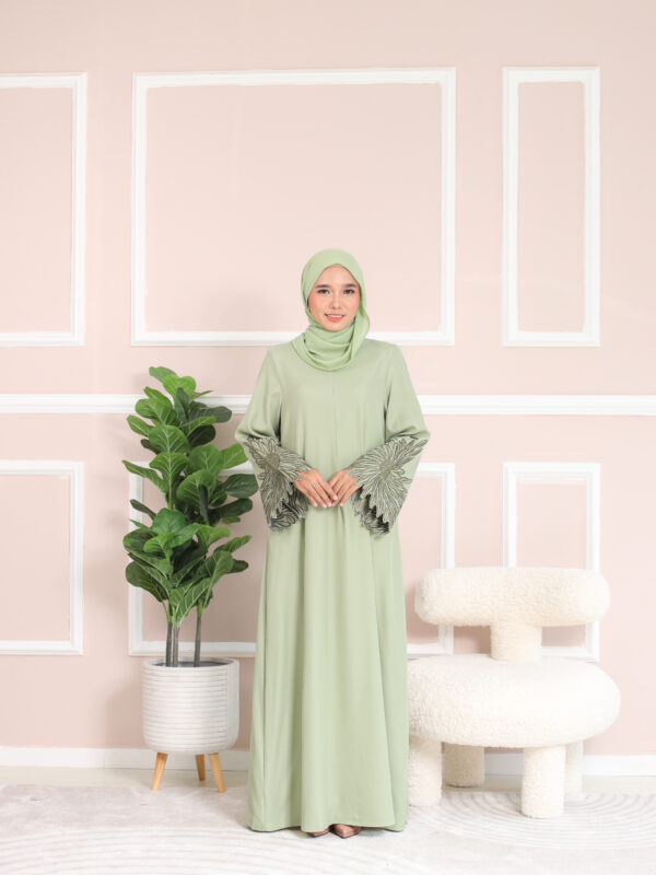 ABAYA DHIA- Sage Green