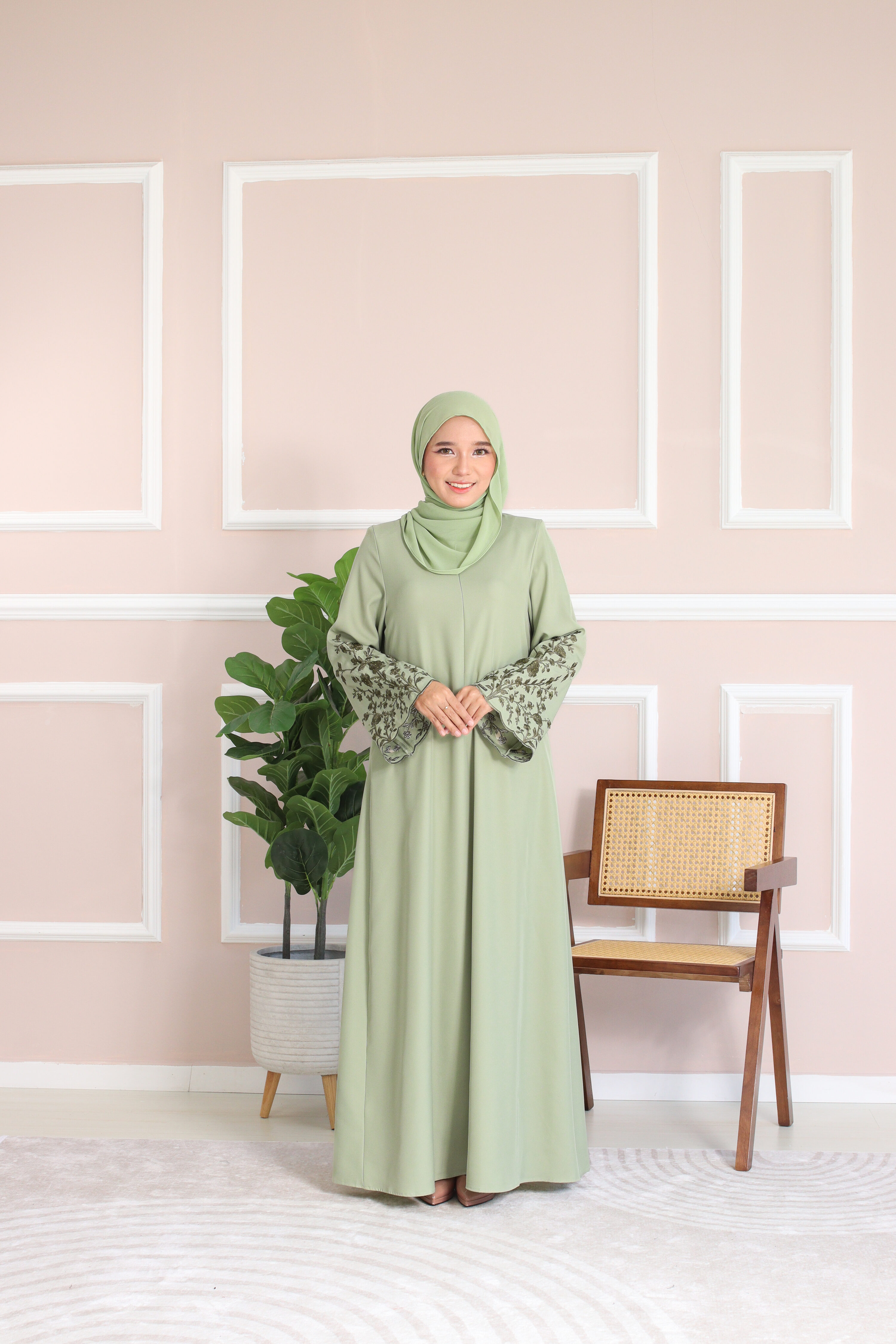 HUDA JUBAH - Sage Green