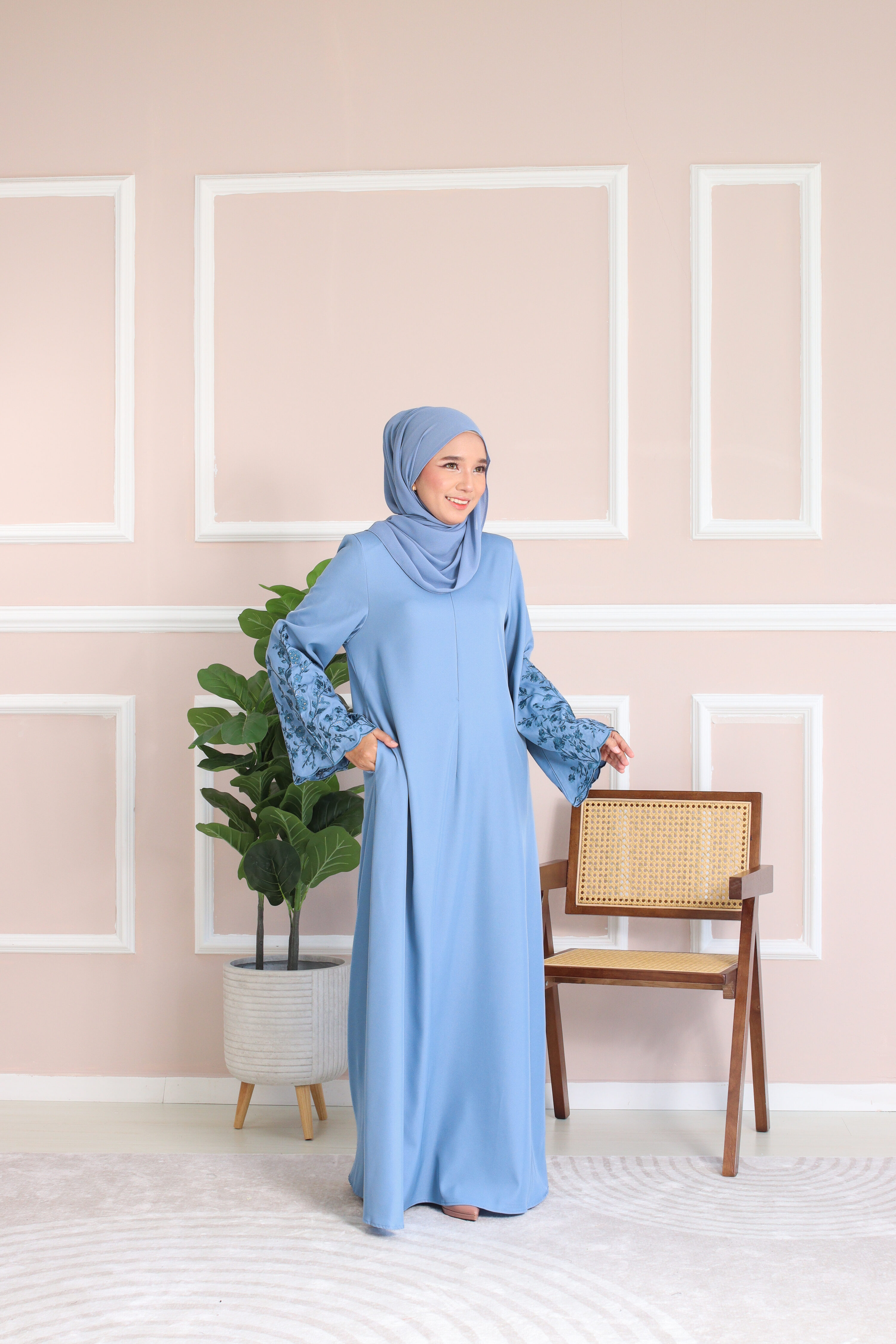 HUDA JUBAH - Ash Blue