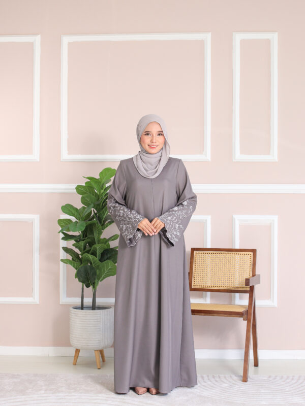 HUDA JUBAH - Dark Grey