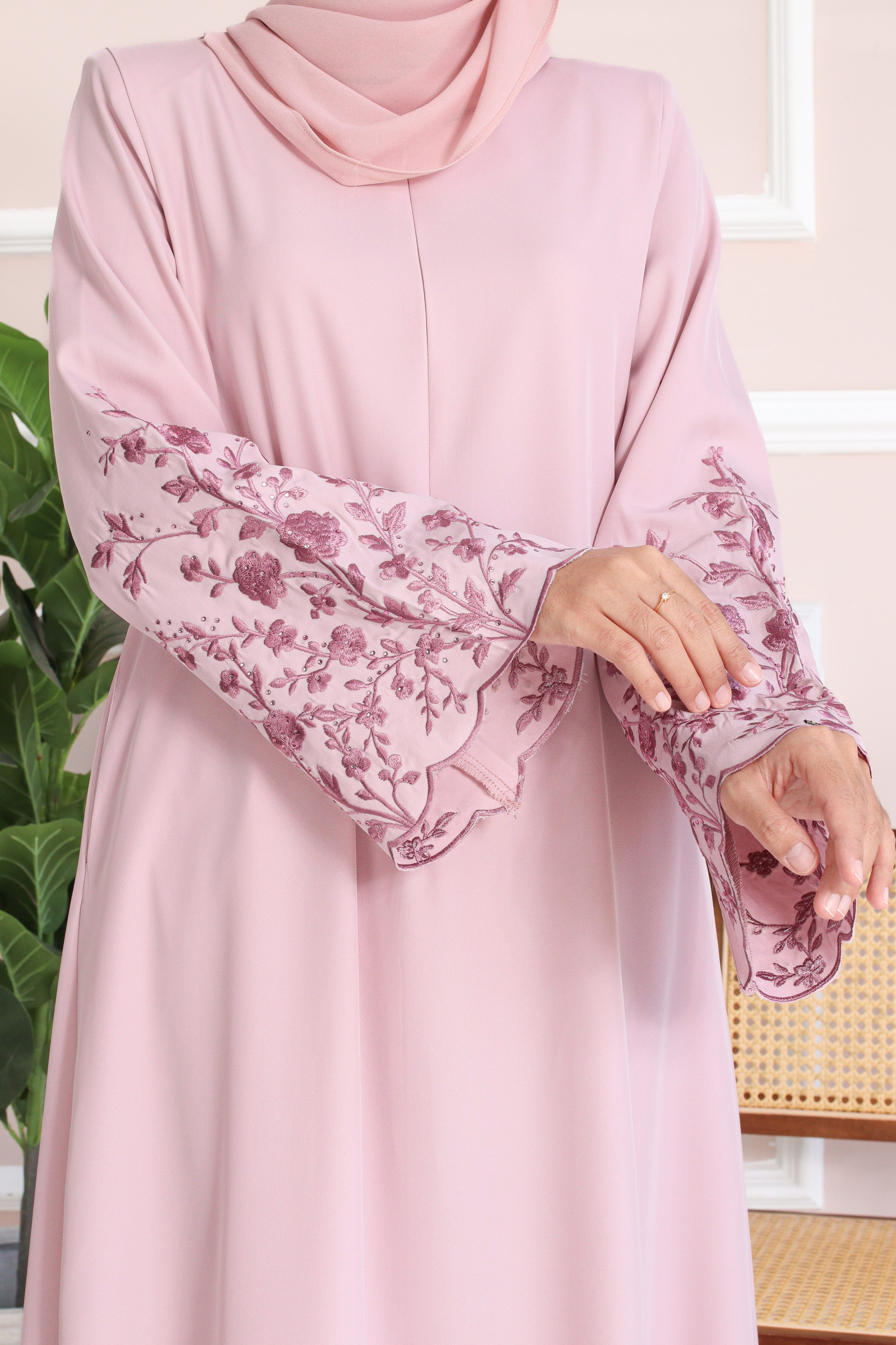 HUDA JUBAH - Soft Pink