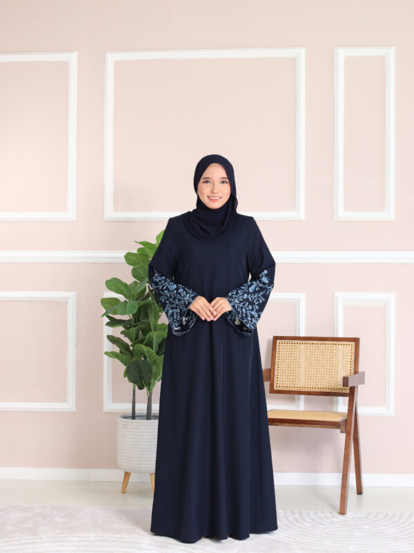 HUDA JUBAH - Navy Blue