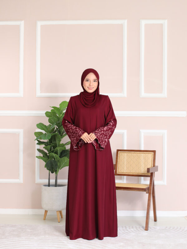HUDA JUBAH - Maroon