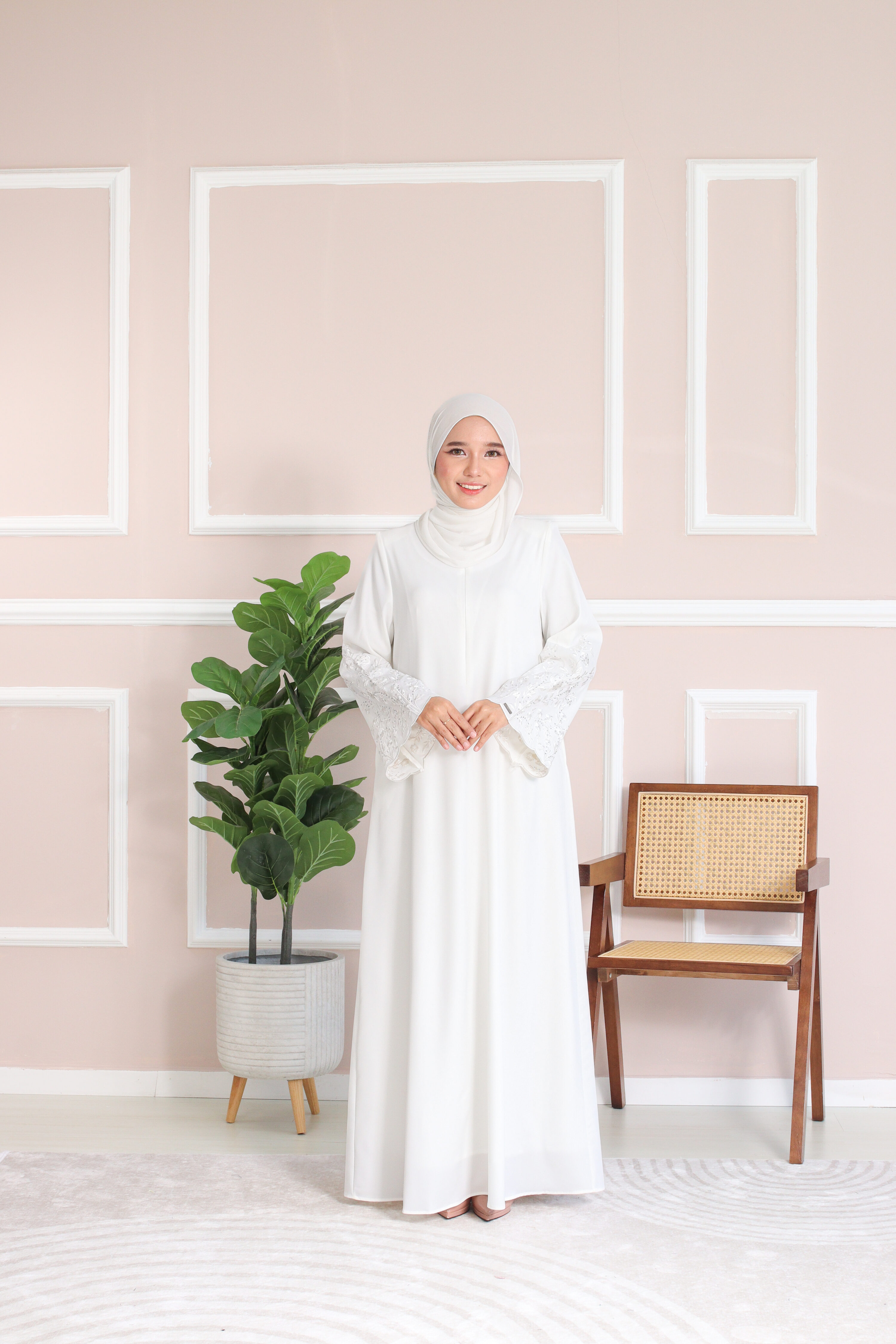 HUDA JUBAH - Off White