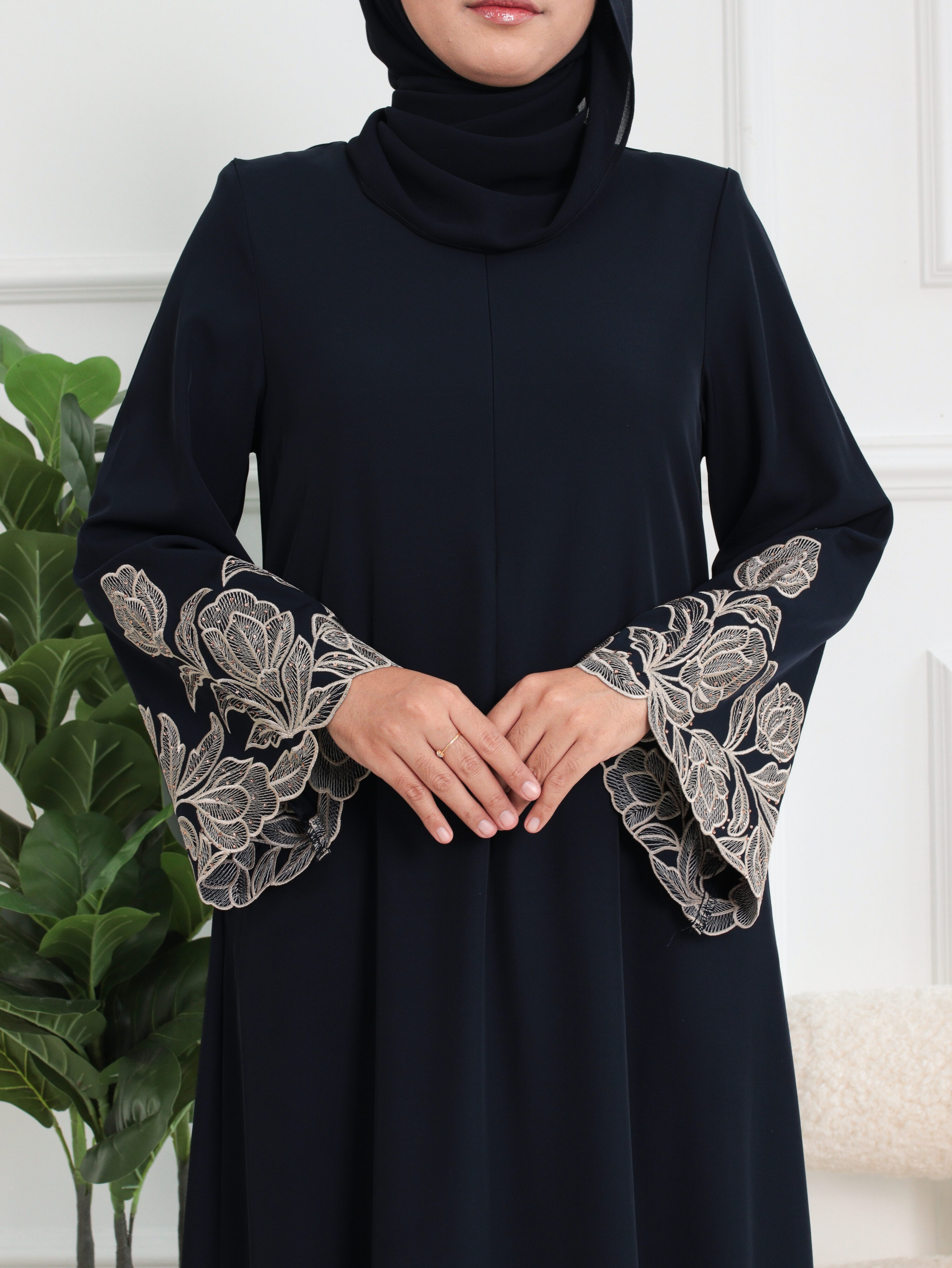 ABAYA THEA - Navy Blue