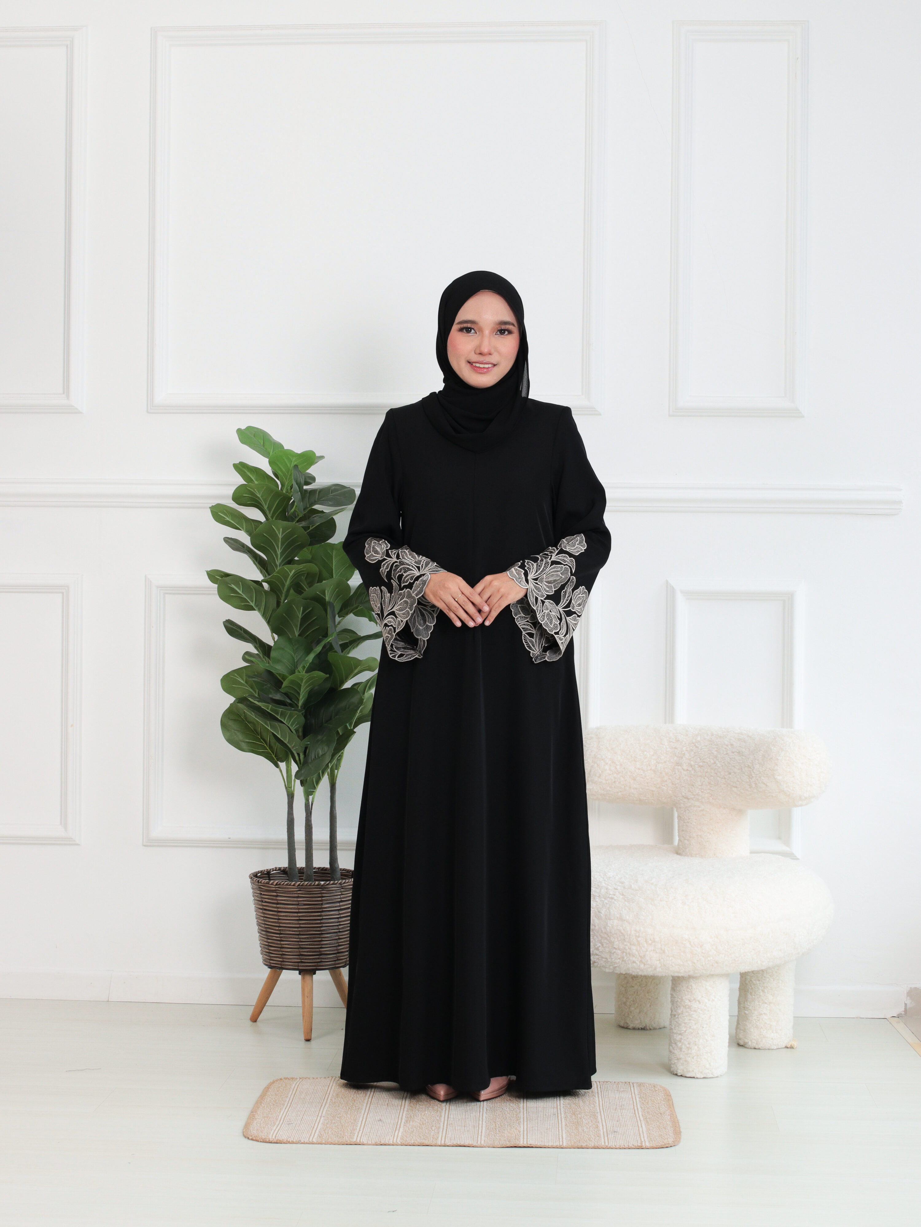ABAYA THEA - Black