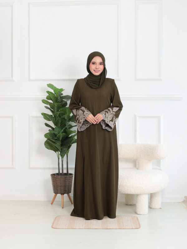 ABAYA THEA - Dark Olive