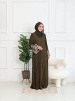 ABAYA THEA - Dark Olive