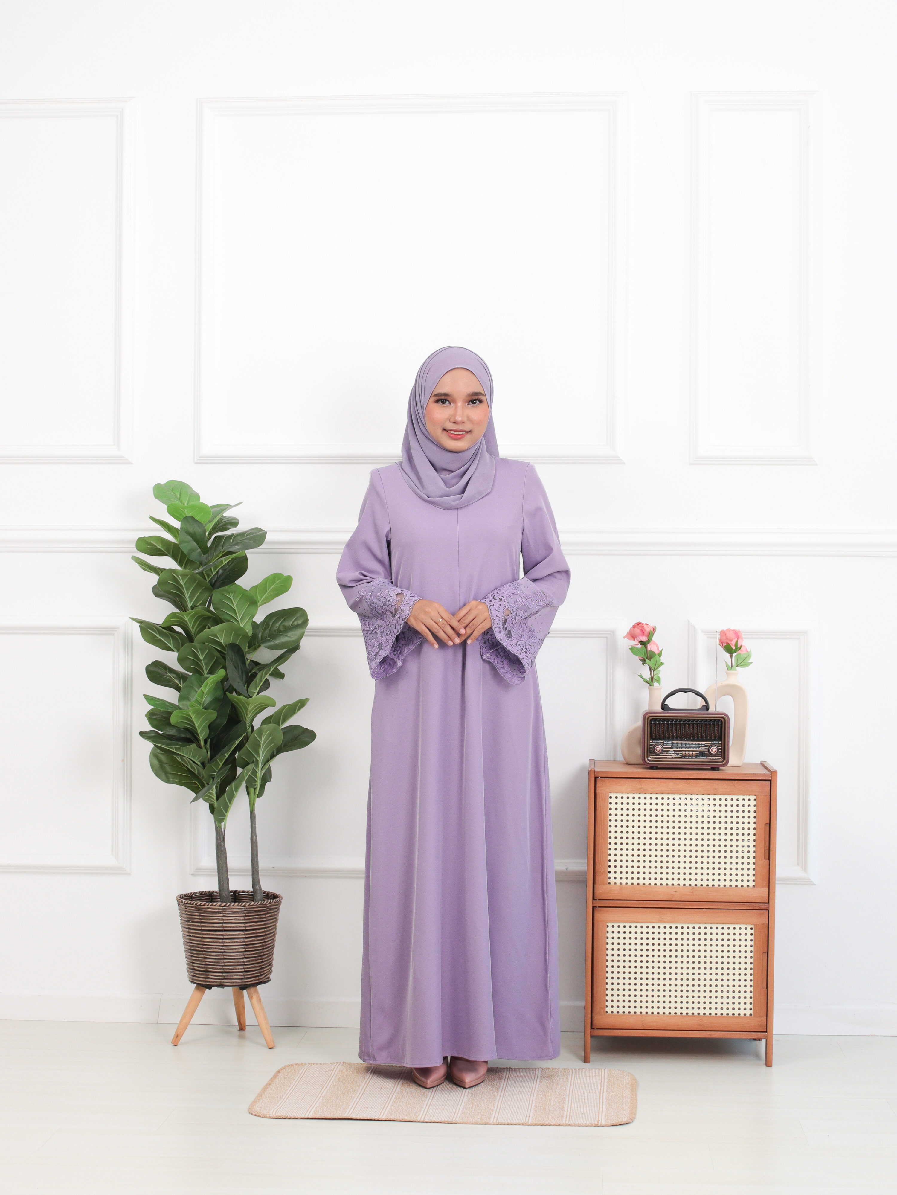ABAYA LOFA - Lilac