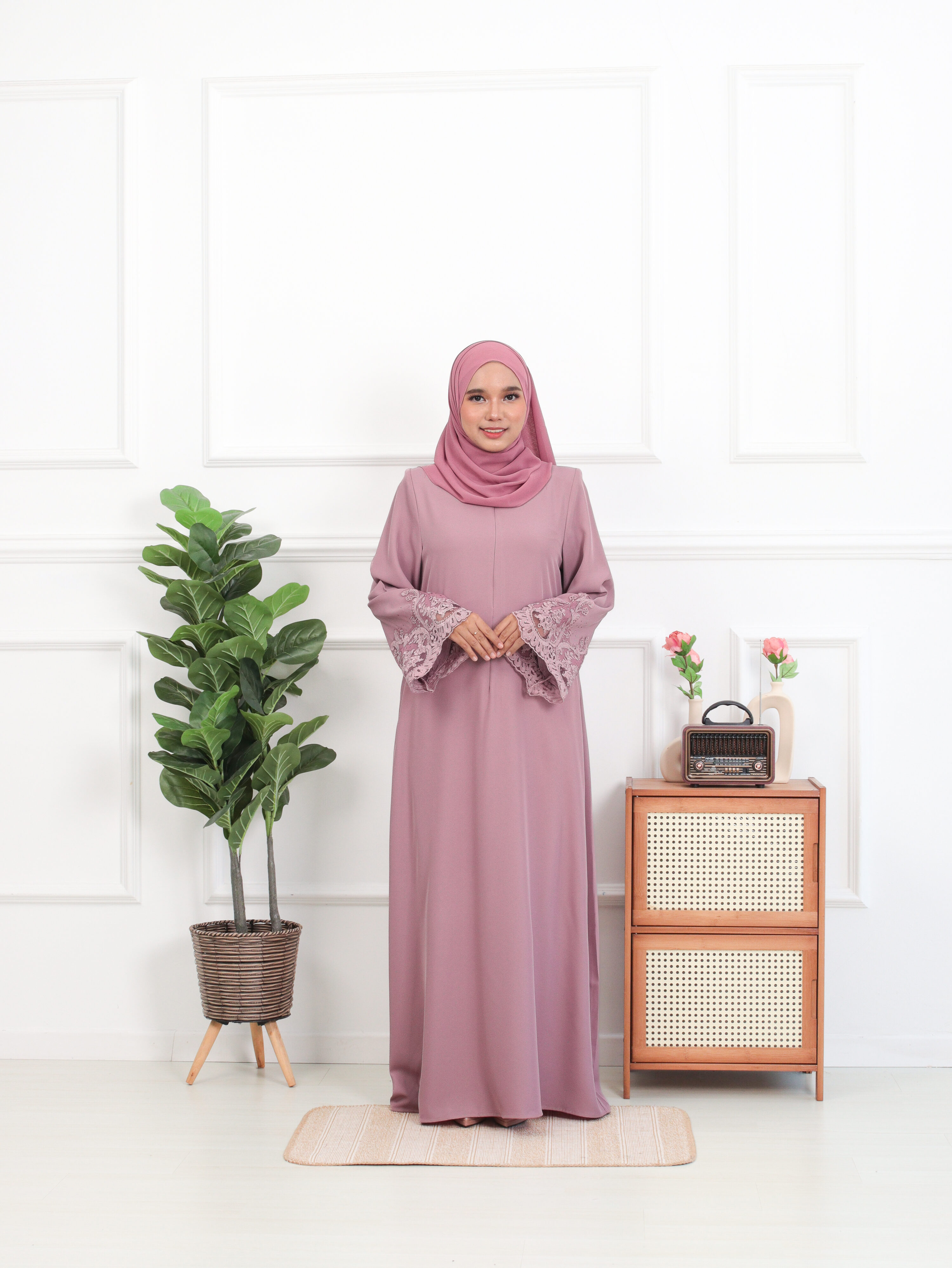 ABAYA LOFA - Dusty Purple