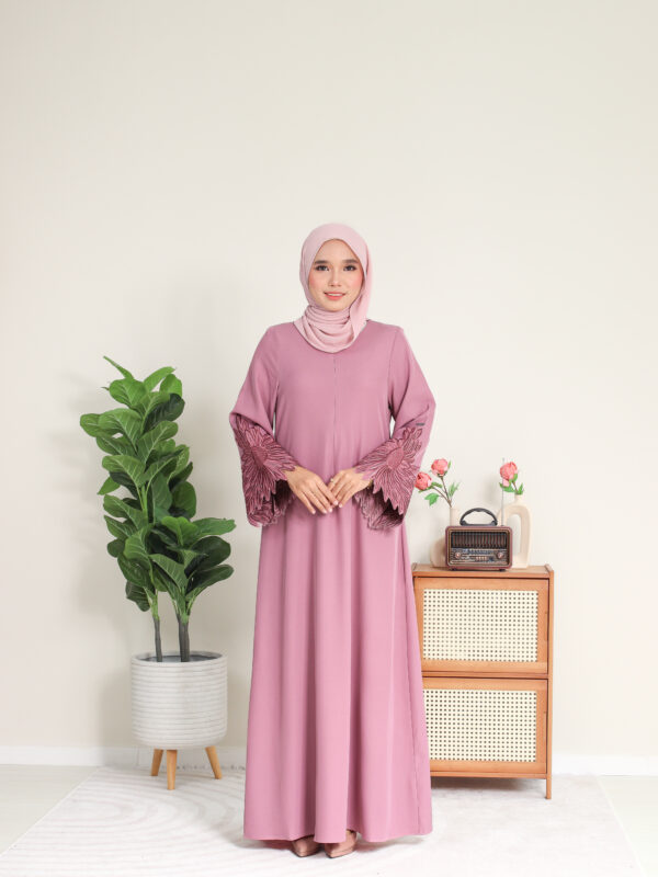 ABAYA DHIA- Dusty Purple