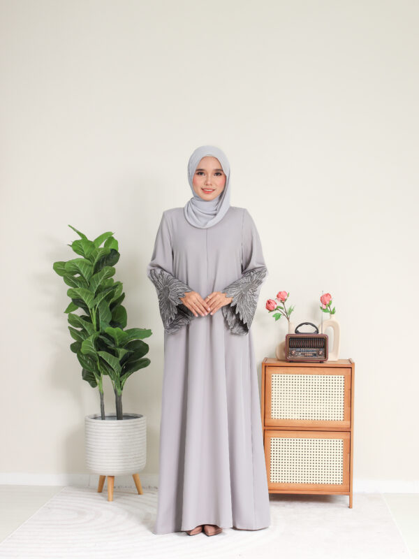 ABAYA DHIA- Grey