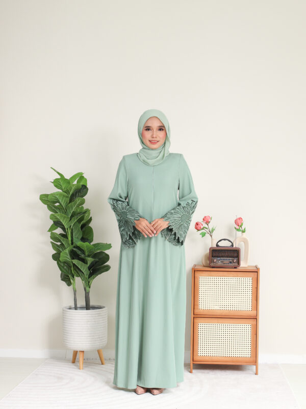 ABAYA DHIA- Mint
