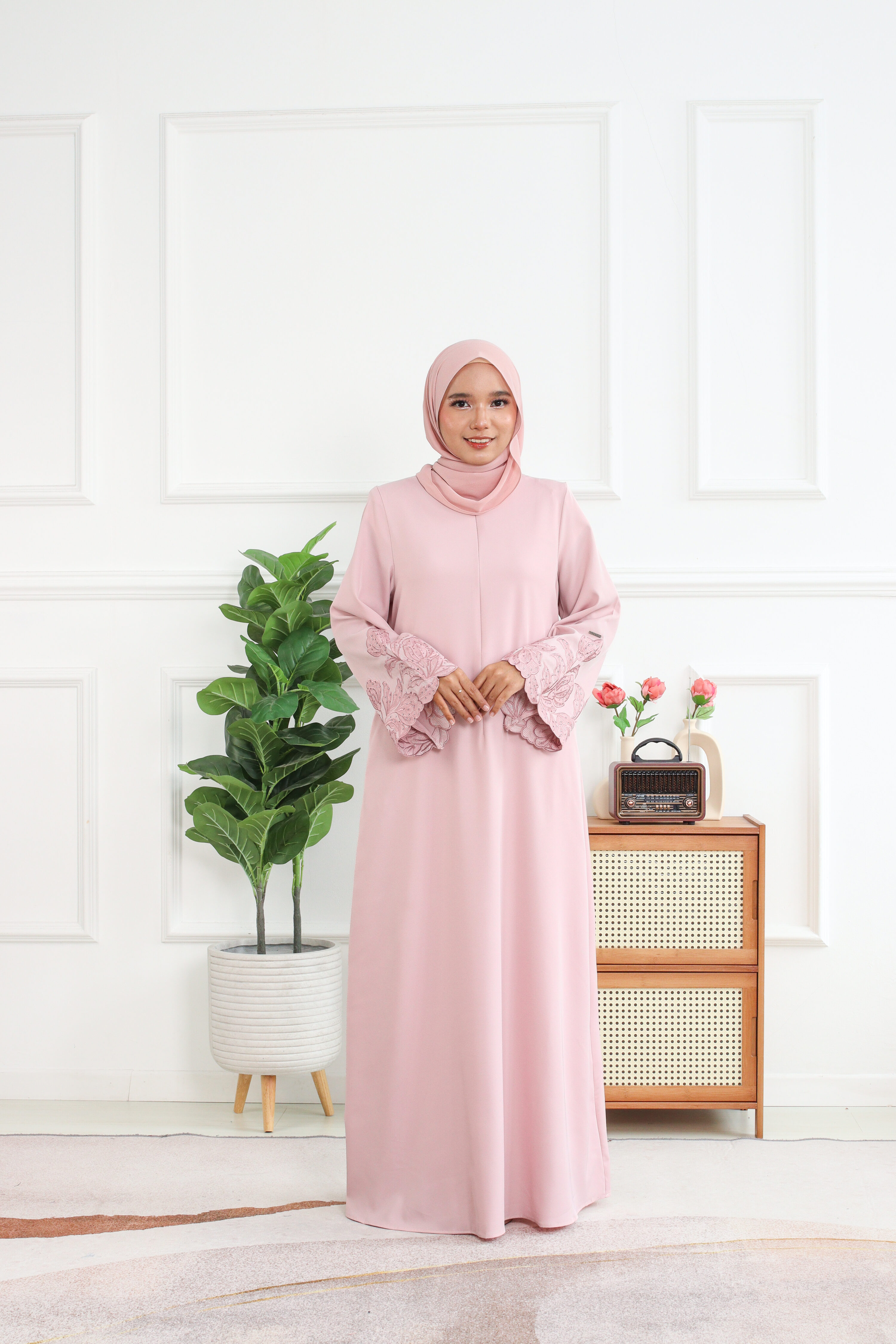 ABAYA THEA - Soft Pink