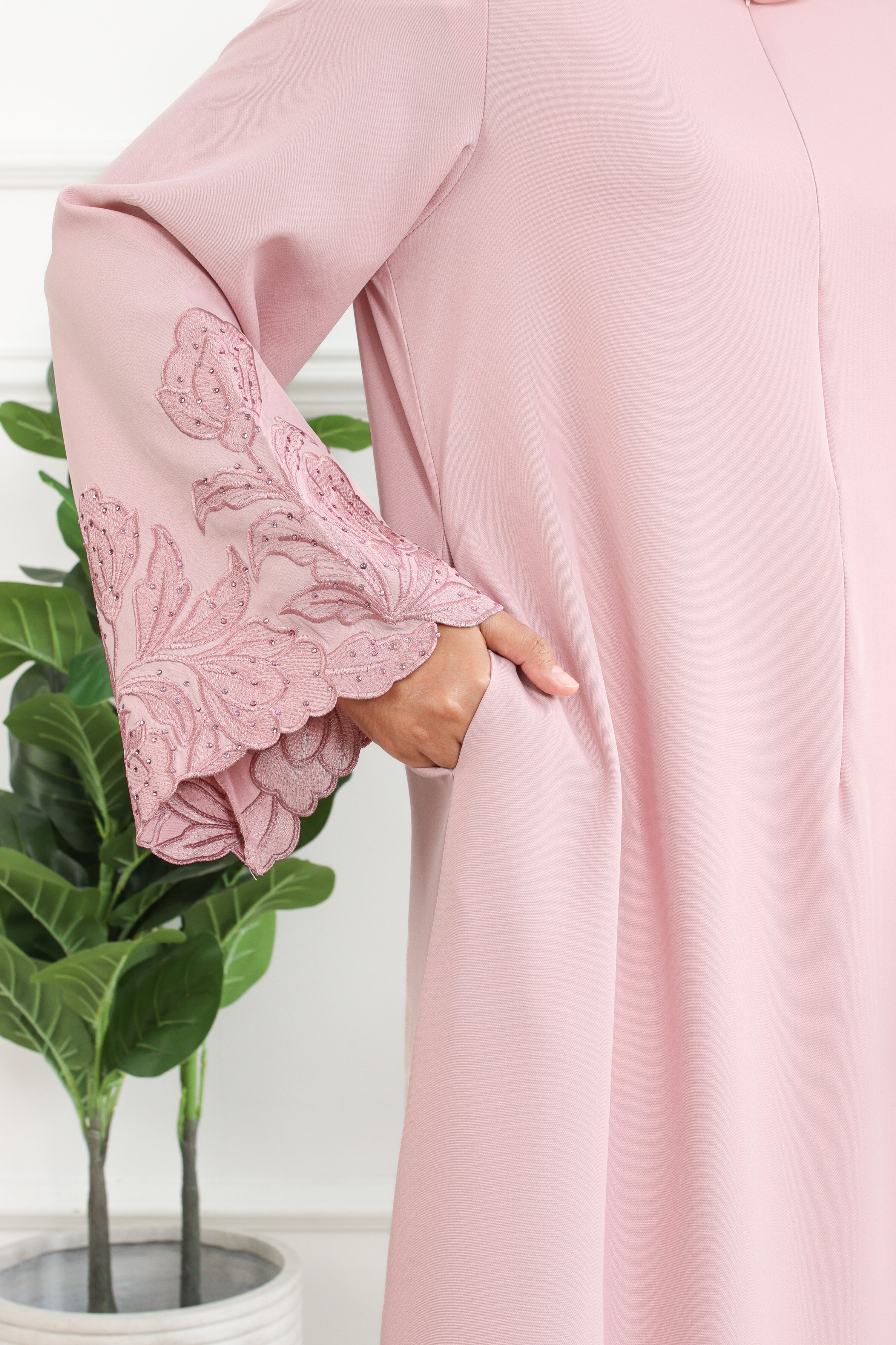 ABAYA THEA - Soft Pink